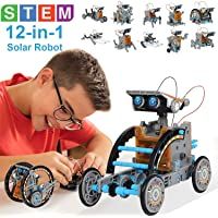 Los mejores  - Juguetes STEM Kit de Tobot Solar Kits de Ciencia Educativa 12 en 1 Aprendizaje de Ciencia Juguetes de Construcción…